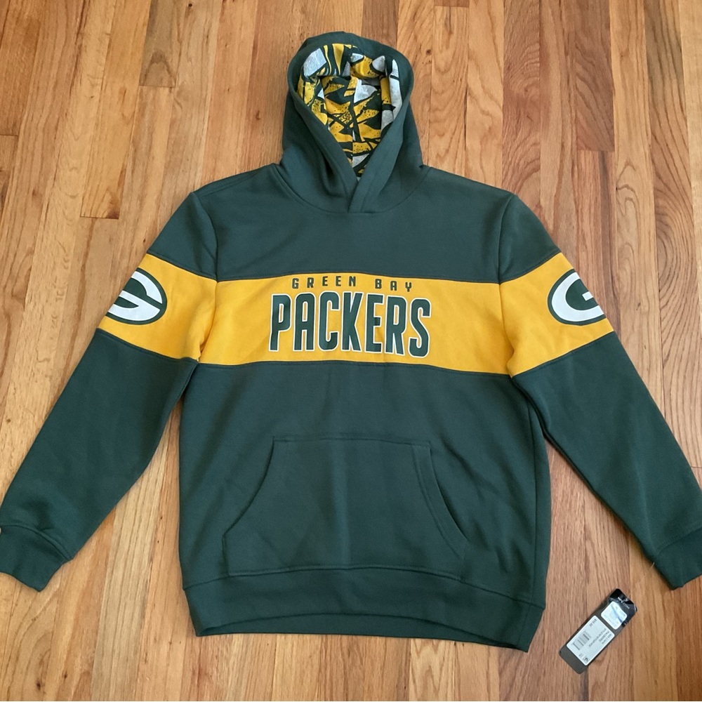 NFL Green Bay Packers Green and Yellow Hoodie